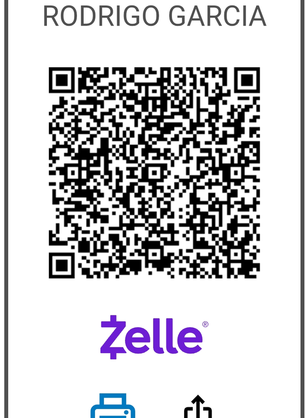 Zelle QR code — Rodrigo Garcia