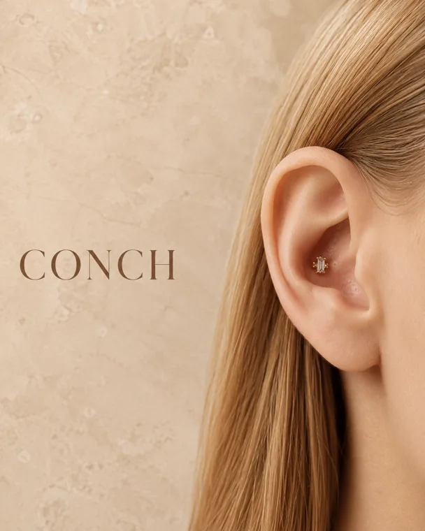 Conch piercing