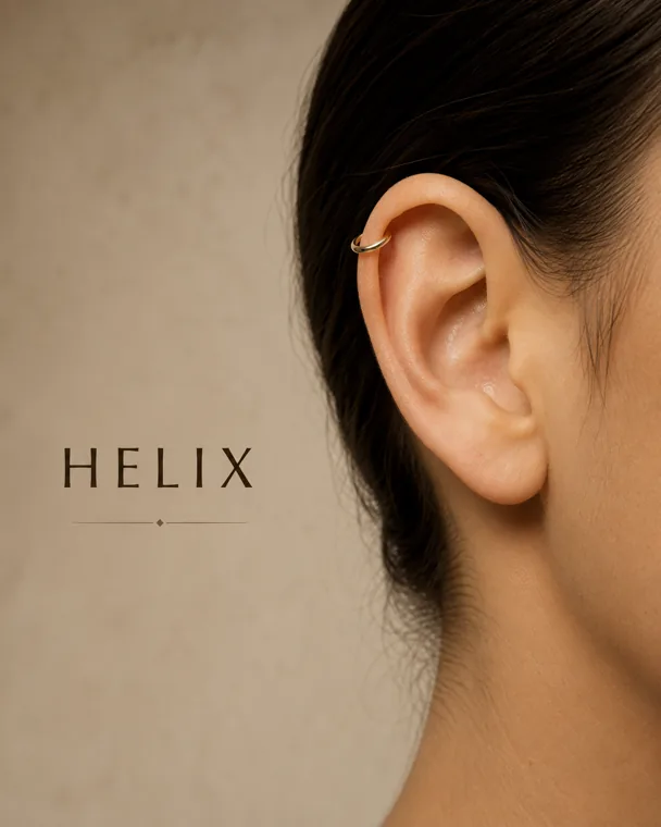 Helix piercing