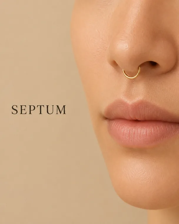 Septum piercing